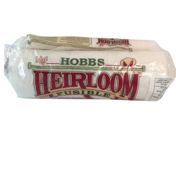 Hobbs Heirloom Fusible Cottom Batting Crib Sz 45x60" NEW - Picture 2 of 7